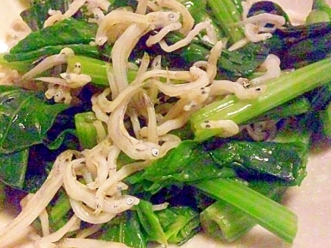 ほうれん草としらすの和え物